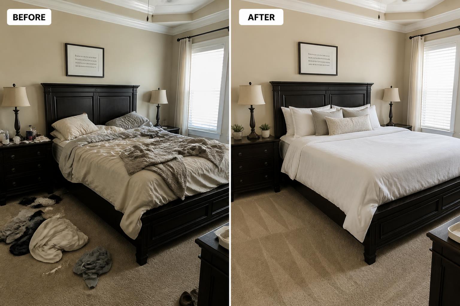 Before and after: Bedroom retreat